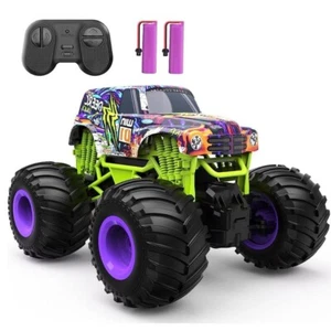 Remote Control Monster Truck 1/16 Rc Cars For Kids Girls Boys Fast Off Road Set - Picture 1 of 7