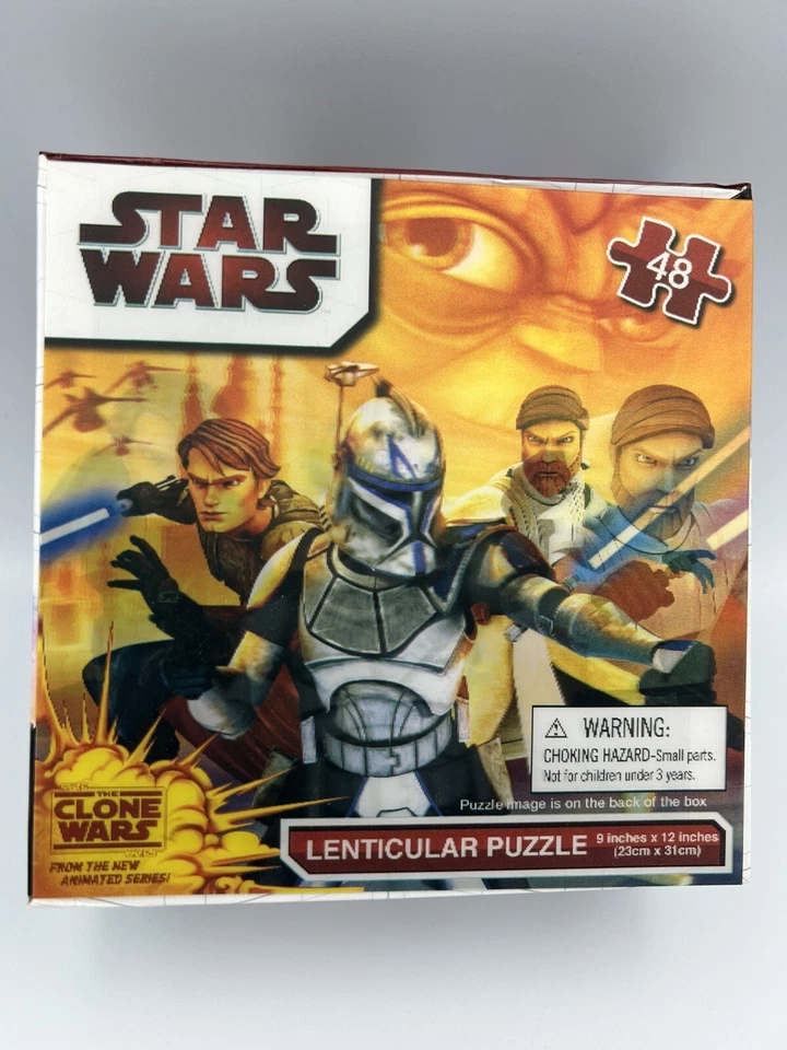 Star Wars Puzzle Lenticular 100 PC 2010 Cardinal Inds Darth Vader 18859