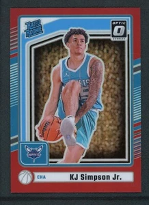 2024-25 KJ SIMPSON JR 17/25 PANINI DONRUSS ÓPTICA ROJO CLASIFICACIÓN NOVATO RC - Imagen 1 de 2