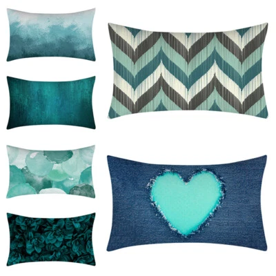 30x50cm Rectangular Cushion Cover Sofa Waist Pillow Cover Pillowcase Home Decor - Image 1 of 4