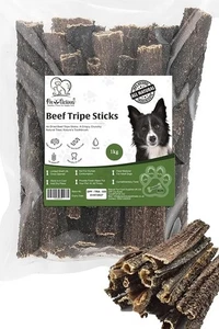 Premium Buffalo/Beef Tripe Sticks 100% Natural Dog Puppy Natural Pet Treats - Picture 1 of 4
