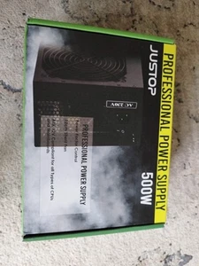 JUSTOP 500W 12V 120mm Professional Power Supply witth Quiet Cooling Fan - Zdjęcie 1 z 1