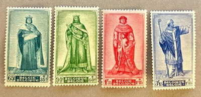 Бельгия B437-B441 / 1947 знаменитые бельгийские марки / как новые - Изображение 1 из 2