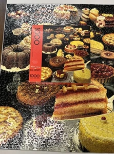 VIntage Springbok Puzzle FROM HERE TO EAT-ERNITY Dessert  1000 Pcs COMPLETE - Picture 1 of 21