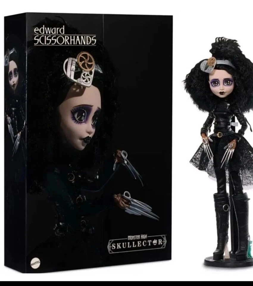 MATTEL Monster High Skullector Edward Scissorhands Doll Presale ✂️🖤