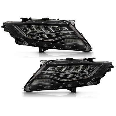 For 2016-2018 Lincoln MKX LED Headlight w/o Auto Leveling Left+Right Pair Foto 1 de 4