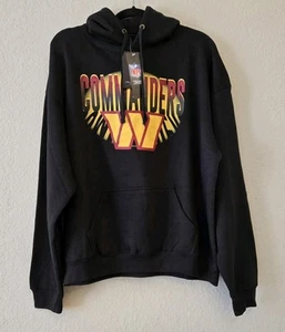 NFL Washington Commanders Black Hoodie  Size Large - Picture 1 of 6