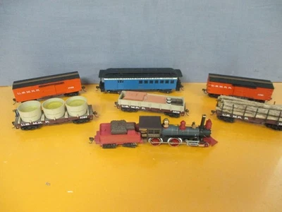 MÁQUINA DE VAPOR BACHMANN HO UNION PACIFIC 119 Y 6 VAGONES DE TREN USMRR DE LA GUERRA CIVIL Foto 1 de 4