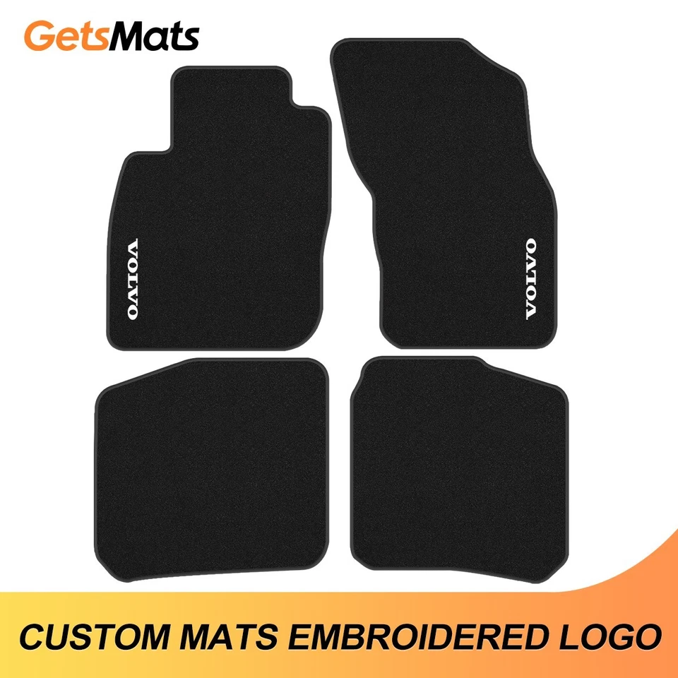 Alfombrillas de terciopelo de calidad para Volvo V40 2002-2005 forro negro Foto 1 de 4