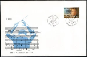 Finland FCD 1987 Leevi Madetoja Composer Conductor Mint - Picture 1 of 1