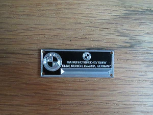 BMW Metal Display Plaque Diecast 1/24 1/18 1/43 M3 Isetta Bavaria Z3 Z4 Z8 325 E - Picture 1 of 1