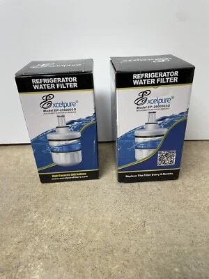 Two(2) Excelpure  EP-2900003G refrigerator water filters NIB - Image 1 of 3