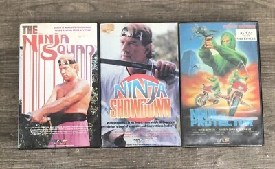 The Ninja Squad Showdown Protector Trans World VHS 1987 Richard Harrison VTG - Image 1 of 4