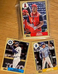 2022 Topps Update - 1987 35th Anniversary Singles PICK CHOOSE COMPLETE YOUR SET!