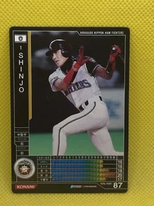 SHINJO FIGHTERS FIELD OF NINE KONAMI CARD Baseball Japanese rare F/S - Picture 1 of 2