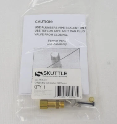 Skuttle 000-1106-037 Orifice Fitting .020 Dia For 2000 Series - Image 1 of 3