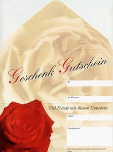 50 Gutscheinkarten Motiv Rose Neutral Geschenkkarte Karte Gutschein Geschenkidee - Picture 1 of 1