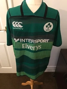 Canterbury Irland Large Rugby Trikot - Vintage Top Zustand - seltenes Shirt - Bild 1 von 8