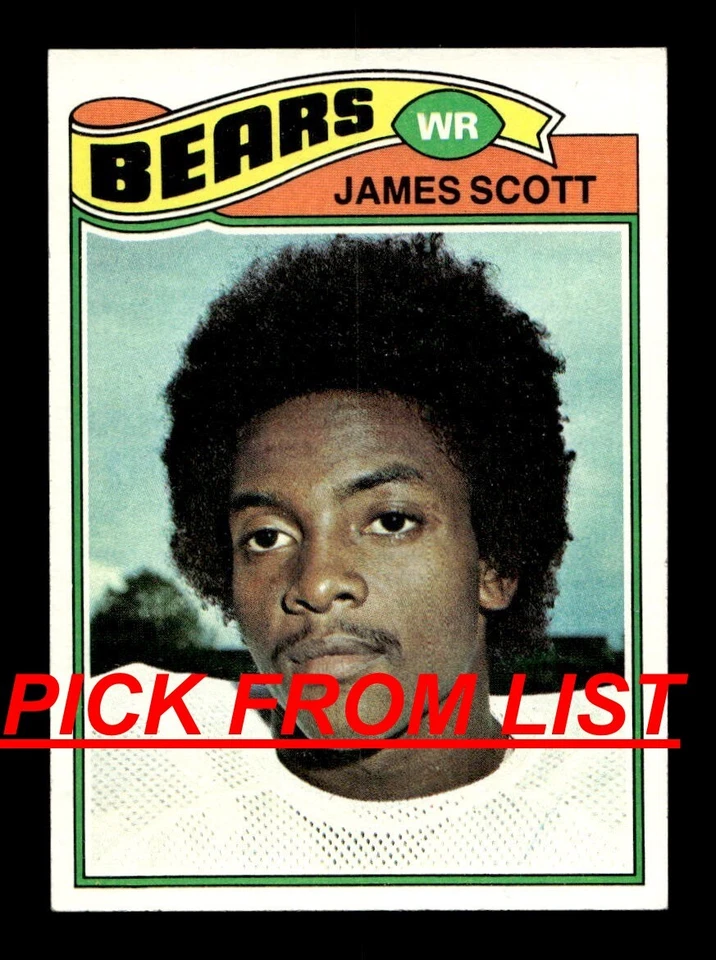 1977 Topps Football 273-524 EX/EX-MT Pick From List All PICTURED vv8 - Image 1 of 1