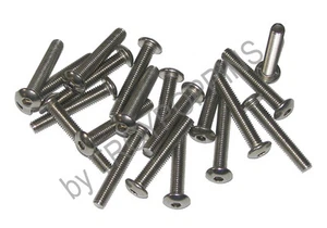 20-SS M5-0.8 X 30MM BH BUTTON HEAD METRIC MACHINE SCREWS 5MM STAINLESS STEEL A2 - Picture 1 of 1