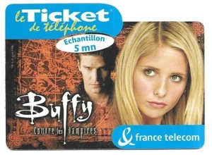 RARE / CARTE TELEPHONIQUE - BUFFY CONTRE LES VAMPIRES SARAH GELLAR / PHONECARD - Photo 1/2