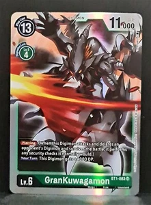 Digimon Card Game GranKuwagamon BT1-083 SR Release Special Booster Version 1.0 - Picture 1 of 3