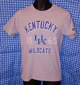Kentucky Wildcats Gray Pre-Faded Russell Athletic T-Shirt - Adult Small - Picture 1 of 4