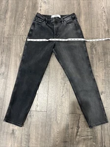 Jeans Hollister Super Curvy High Rise Mom donna 5R 27x27 vintage elasticizzato grigio - Foto 1 di 7