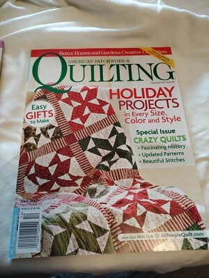 118  4 American Patchwork And Quilting Magazines. Lot - Image 1 of 4