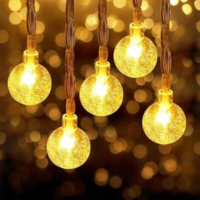 Crystal Bubble Ball String Fairy Lights for Decortaion Diwali Christma - Image 1 of 4