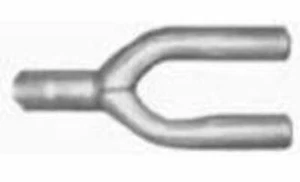 Jones Exhaust U2-2 Aluminized Stamped U-Pipe 2 Inlet, 2 Dual Outlet - Picture 1 of 2