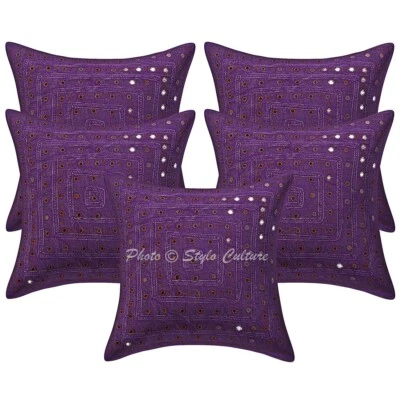 Embroidered Cushion Cover Boho Bohemian Sofa Car Pillow Cases For Home Decor - Image 1 of 4