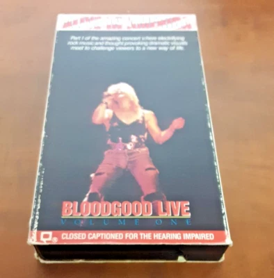 Alive In America Bloodgood Live VHS VCR Tape Used Music - Image 1 of 4