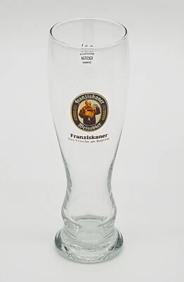 Franziskaner Weissbier München Exklusiv Weizenbierglas 0,3l Glas Schriftzug 8143