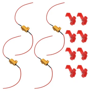 4x Load Resistor 25W 6Ohm Flasher Adaptor Flash Fix Error for Fog Light DRL - Picture 1 of 5