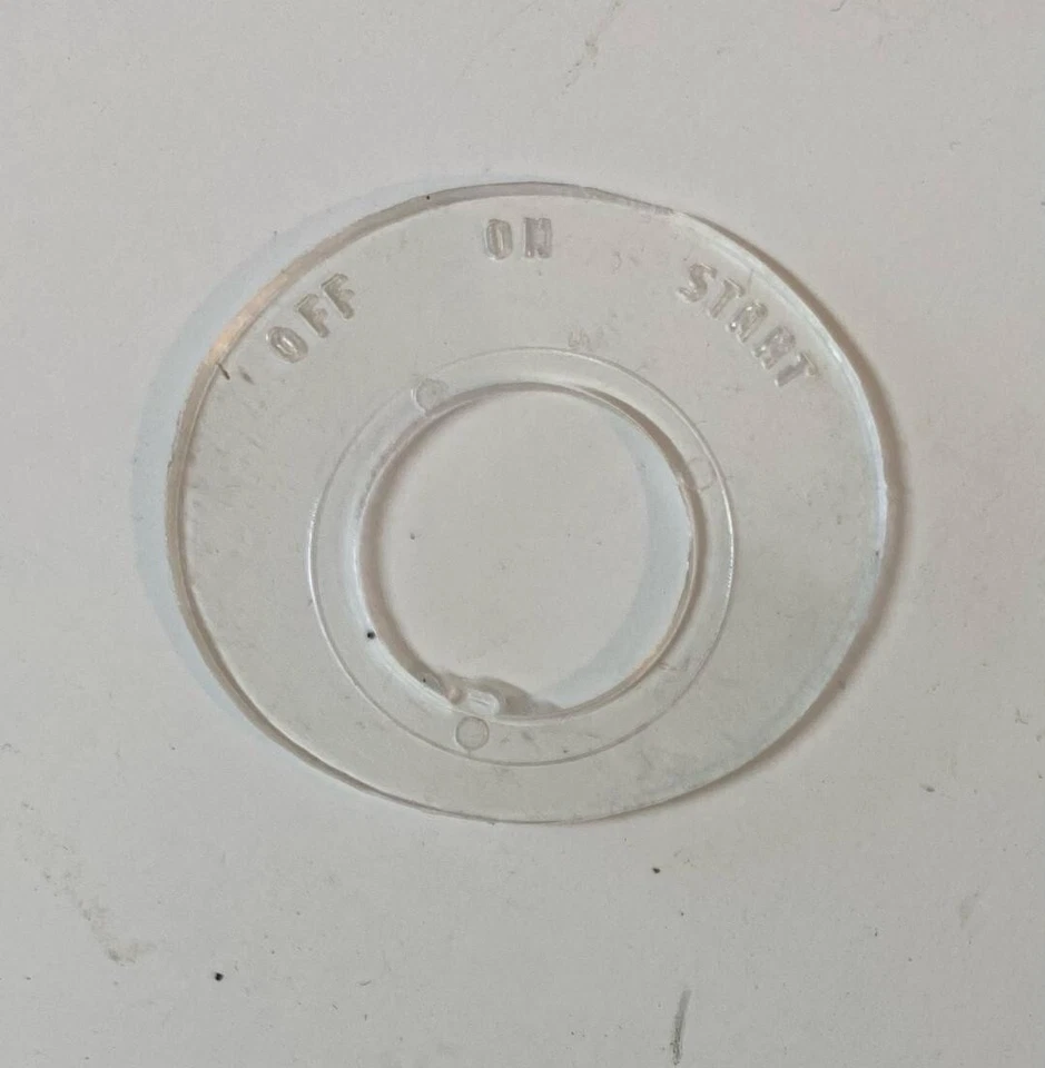 1955 1956 1957 1958 1959 Ignition Switch Indicator Dial Bezel Chevy GMC Truck - Image 1 of 1