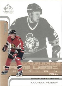 2001-02 SP Game Used Senators Hockey Card #36 Marian Hossa