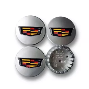 Pour GM Cadillac 4pcs 67mm Enjoliveurs de moyeu Hubcaps ATS CTS SRX STS XLR XTS - Imagen 1 de 4