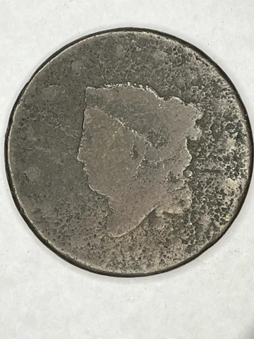 NO DATE Coronet Head Large Cent (1816-1839) Cover