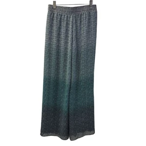 Nic+Zoe Graphic Print Ombre Dots Wide Leg Pants Size Medium - Picture 1 of 7