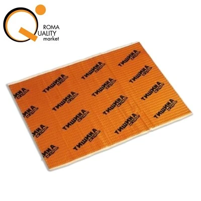 BRONZE 2 Insonorizzante Auto Fonoassorbente Isolante 700 x 500 x 2 mm 1 foglio