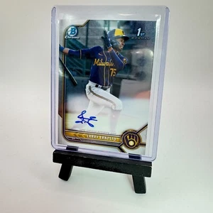 2022 Topps Bowman Chrome 1st Auto Larry Ernesto Brewers #CPA-LE - Picture 1 of 1