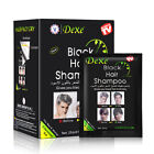 50/10Bag Dexe Black Hair Shampoo Hair Color Only 5 Minutes White Become Blacken