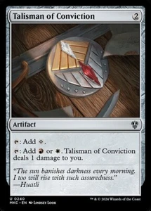 *MtG: 2x Talisman of Conviction - Commander Murders at Karlov Manor UC* - Bild 1 von 1