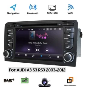 Android10 Car DVD Player Wifi Radio Stereo GPS Navi For Audi A3 S3 RS3 2003-2013 - Picture 1 of 12