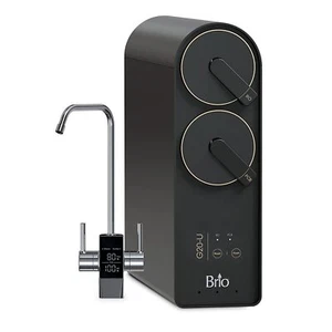 Sistema de filtración de agua por ósmosis inversa Brio, 700 GPD, 2:1 puro para drenar - Imagen 1 de 9