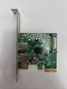HP 607782-001 Dual-Ports USB 3.0 PCI-Express Card High Profile RHA314-5 - Picture 1 of 2