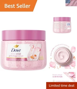 Crema exfoliante de sal y aceite de rosa del Himalaya - Piel nutritiva y radiante 15 oz - Imagen 1 de 9