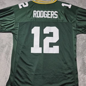 Markenlos Aaron Rodgers NFL Trikot Herren Medium Green Bay Packers Kurzarm - Bild 1 von 15