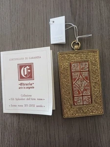 ICONA RUSSA sbalzata , argento 925 100gr con certificato di garanzia - Foto 1 di 8